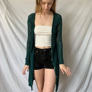 Free People long knit cardigan